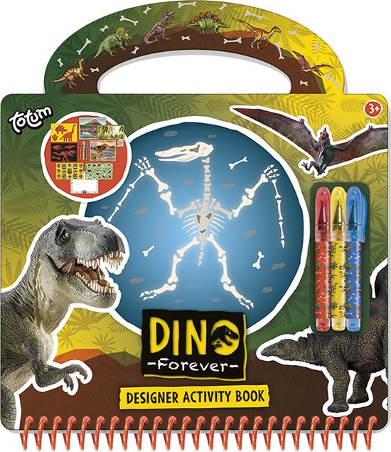 Dino designer activity book
