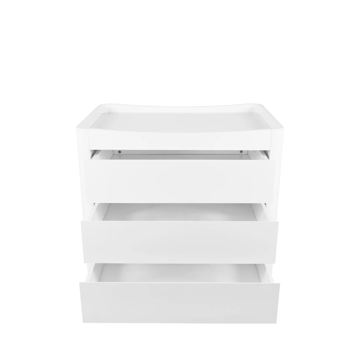 Serena All-in-One & Dresser Set - White/Natural