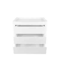 Serena All-in-One & Dresser Set - White/Natural