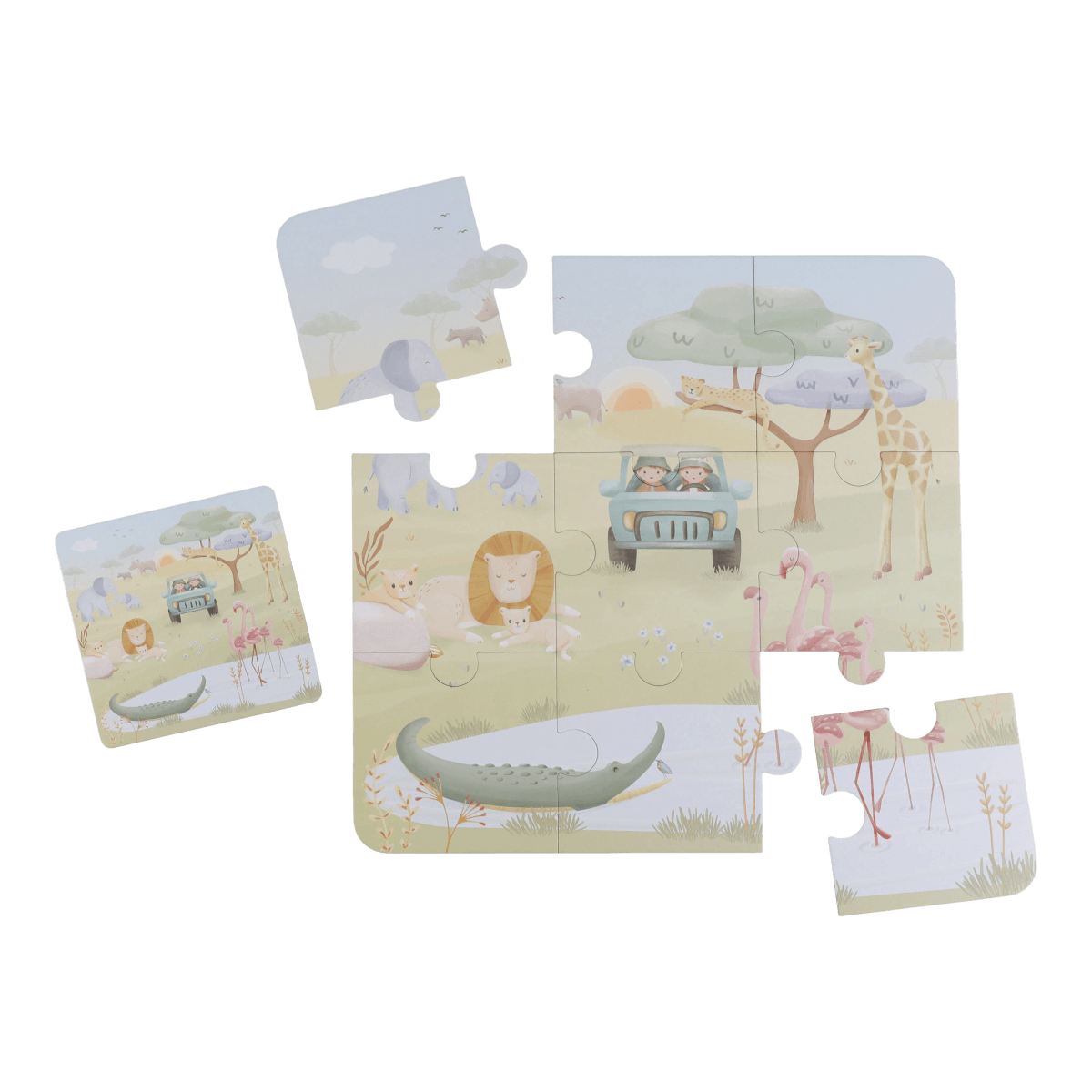 Puzzles 6 in 1 | Safari Friends
