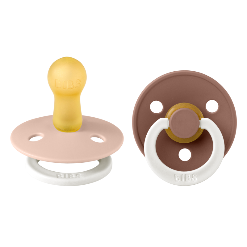 Bibs Glow-in-the-Dark Dummy - Woodchuck & Blush