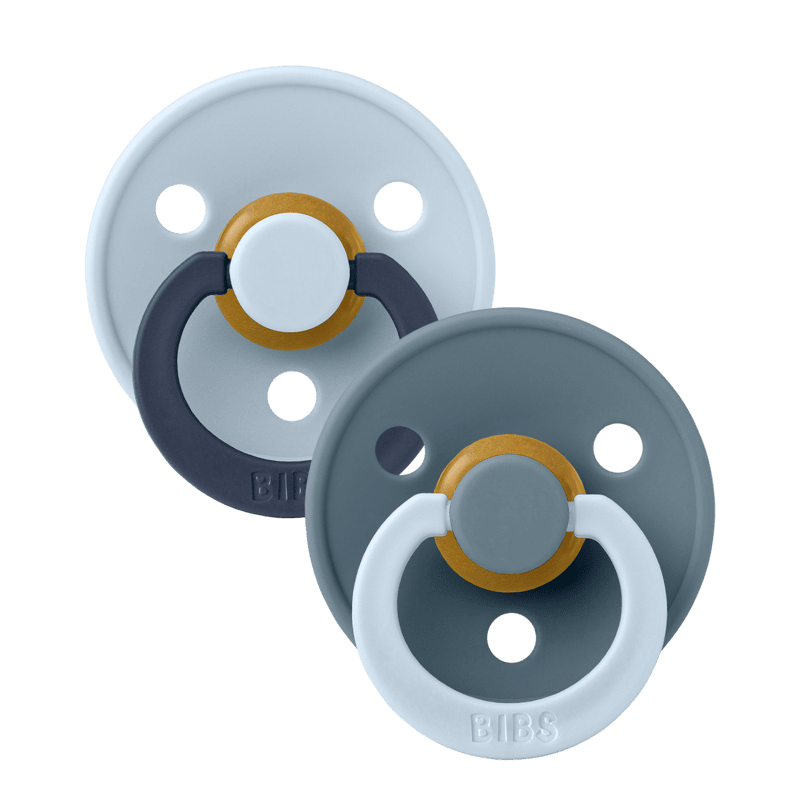 Bibs Dummy Studio Colour Fusion Latex - Baby Blue Petrol Mix