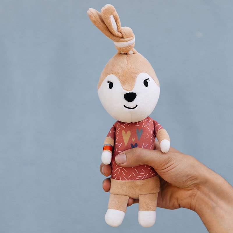 Audio System Music Box Ivy the Rabbit in Cotton Bag