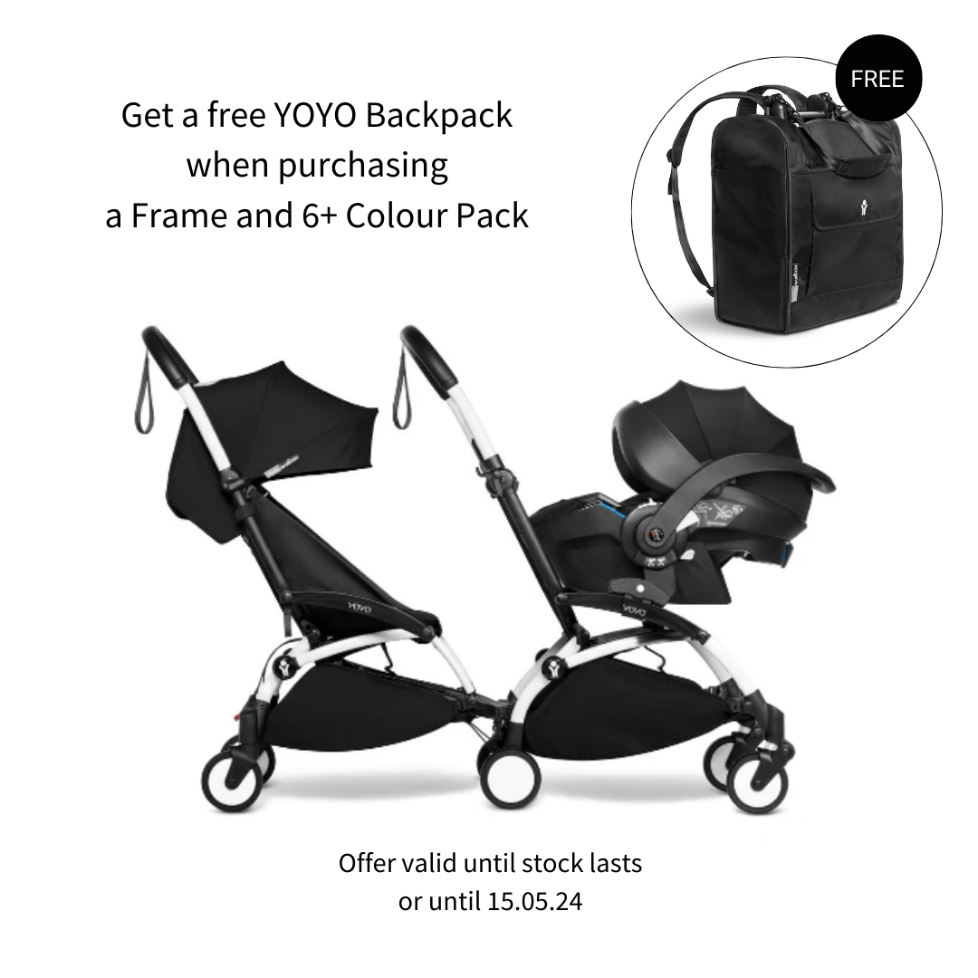 YOYO Double Stroller 6+ / Car Seat YOYO Connect Frame, 6+ Color Pack /YOYO² Frame,  YOYO Car Seat by BeSafe®