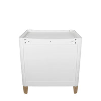 Serena All-in-One & Dresser Set - White/Natural