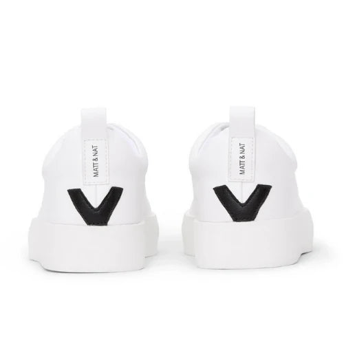 Marci Women's Vegan Sneakers - White/Black