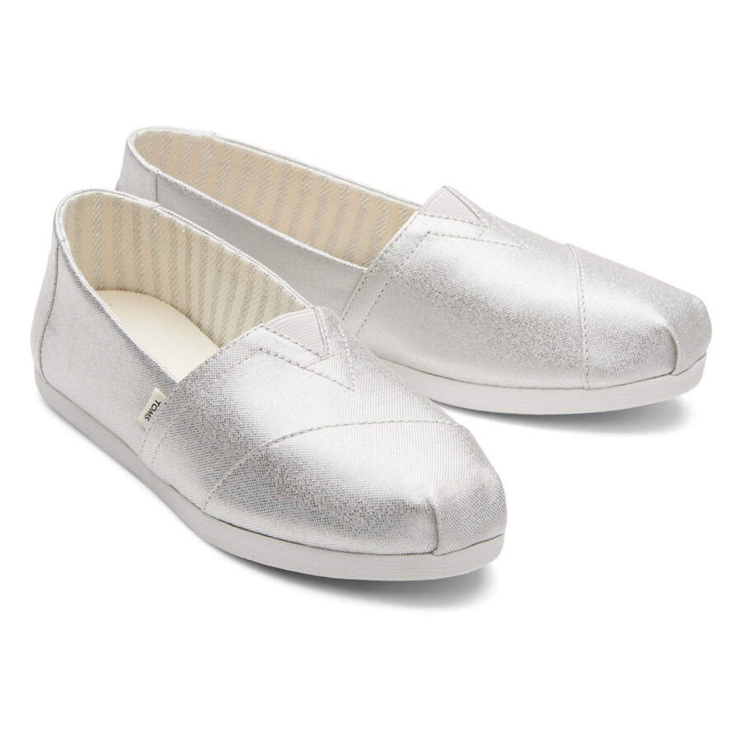 Women's Glimmer Espadrille Silver