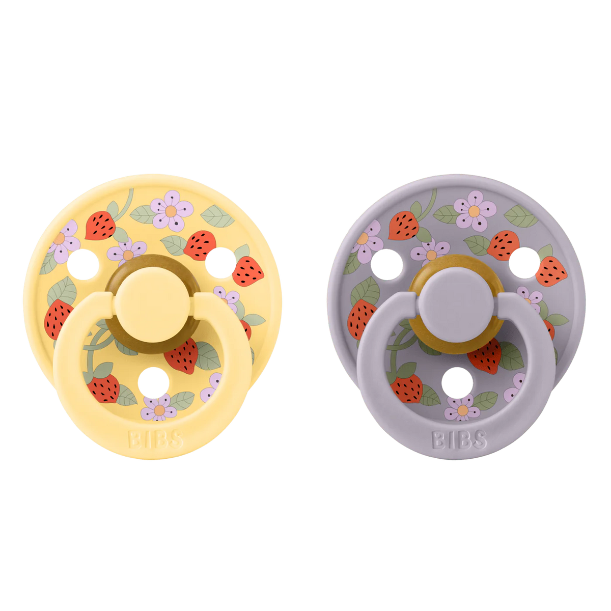 BIBS Dummy Liberty Strawberries & Cream - Pale Butter Mix