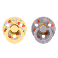 BIBS Dummy Liberty Strawberries & Cream - Pale Butter Mix