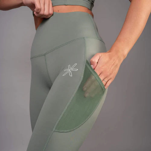 Khaki Empower Pocket Tights