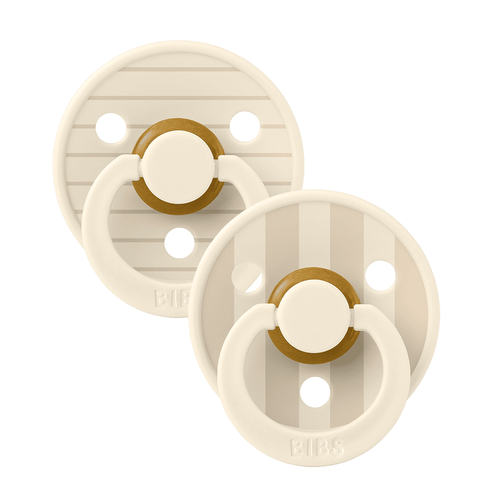 Bibs Dummy Studio Pin Latex Ivory Vanilla Mix