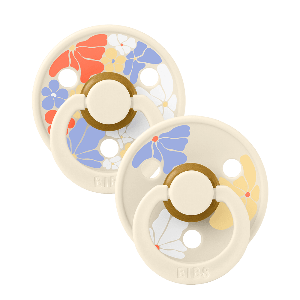 Bibs Dummy Studio Morning Bloom Latex Ivory Mix