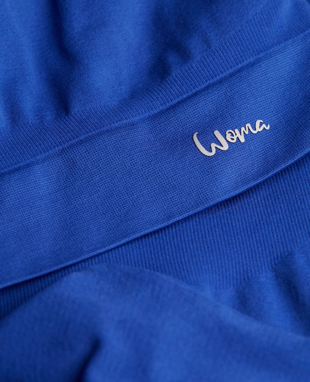 Maternity and nursing sports bra Woma electric blue