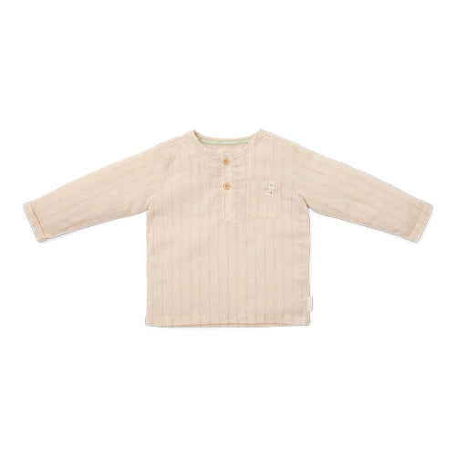 Linen shirt long sleeves Sand Stripes