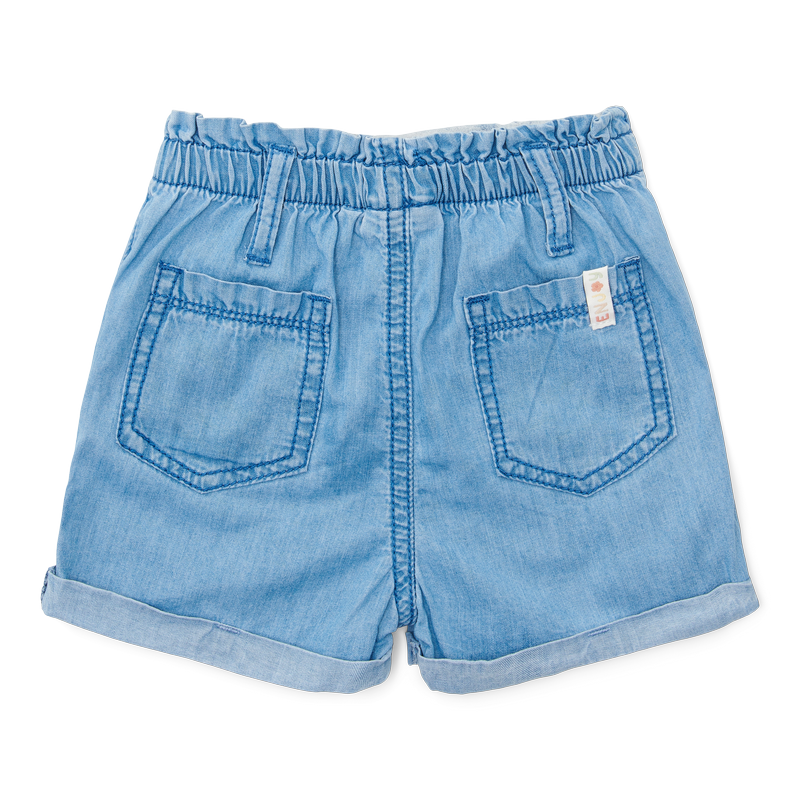 Short Denim Embroidered