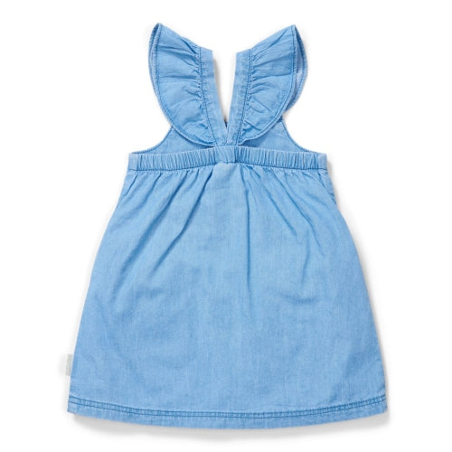 Dress sleeveless Denim