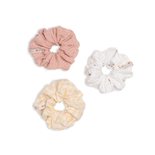 3-pack scrunchies Meadows/ Checks/ Flower