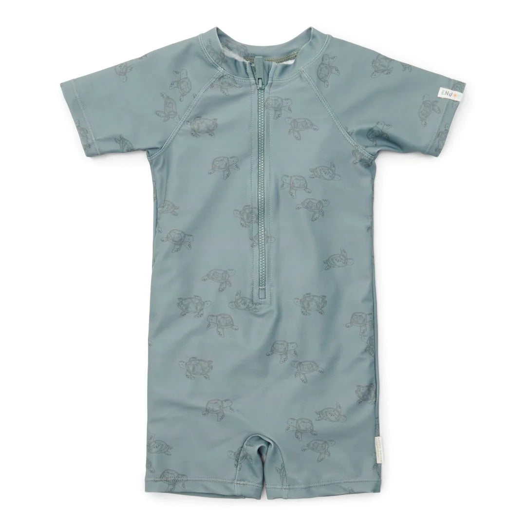 Short Sleeve Swimsuit | Turtle Island Olive