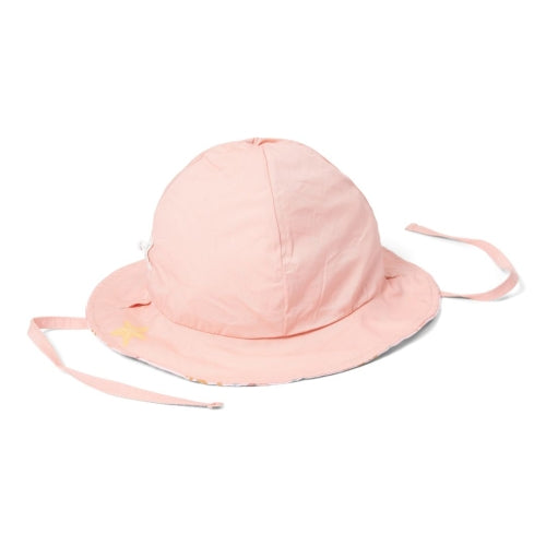 Reversible sun hat Starfish Pink / Ocean Dreams Pink