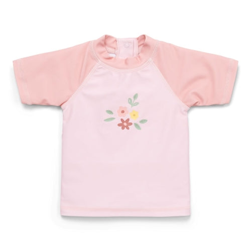Swim T-shirt short sleeves Flower Pink SS