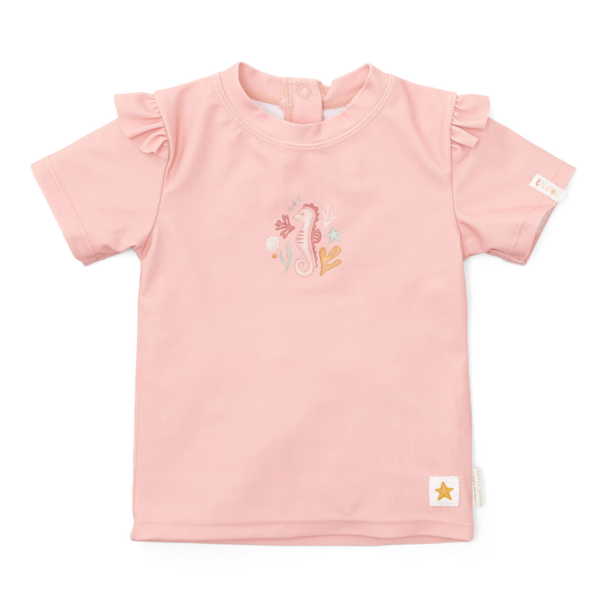 Short Sleeve Swim Shirt | Seahorse Pink