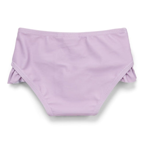 Swim pant ruffles Mauve