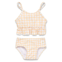Flounce bikini set Sunshine Checks