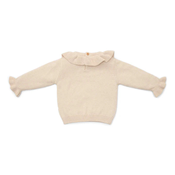 Knitted Sweater Sand | Little Farm