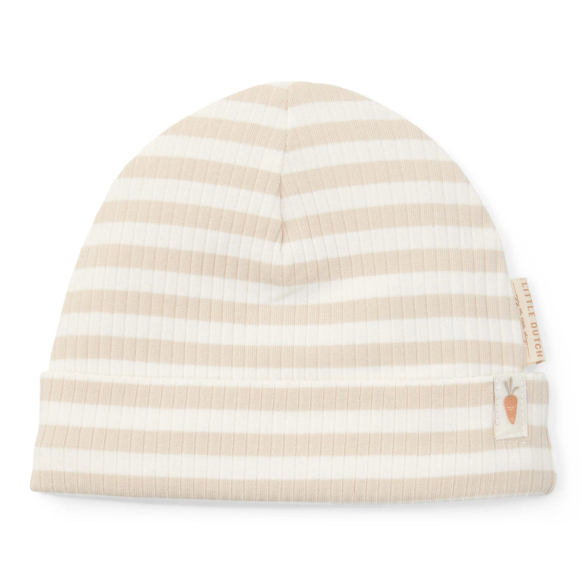 Baby cap Stripe Sand/ White