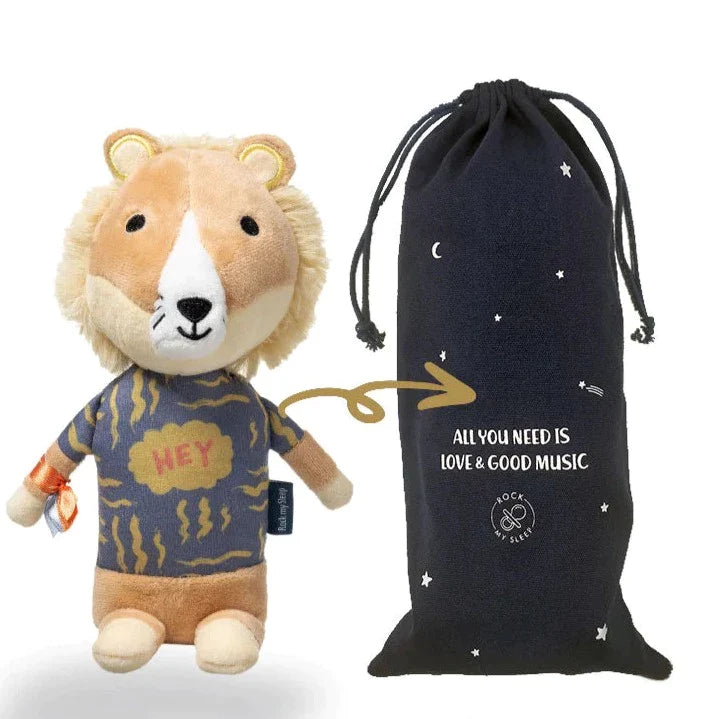 Audio System Music Box Eddie the Lion in Cotton Bag