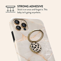 Burga Almond Latte Ring Holder