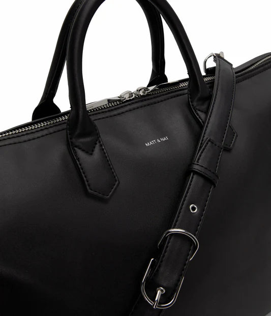 Abbilg Loom Vegan Weekender Bag - Black