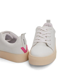 Marci Women's Vegan Sneakers - White/Pink