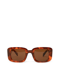 Ema-2 Round Recycled Square Sunglasses Chili