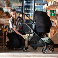 LYTL Carrycot + Rain Cover Caviar