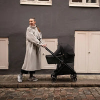 LYTL Carrycot + Rain Cover Caviar