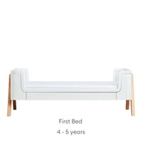 Hera Convertible Cot Bed Natural & Walnut