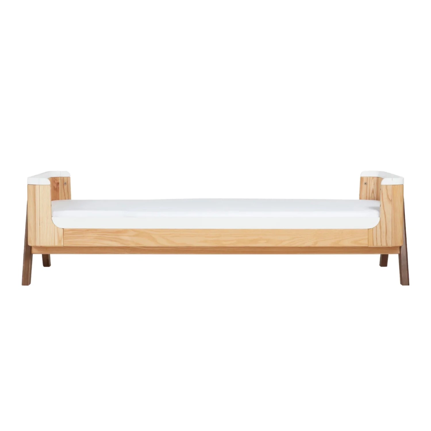 Hera Junior Bed Extension with Mattress (Natural/Walnut)