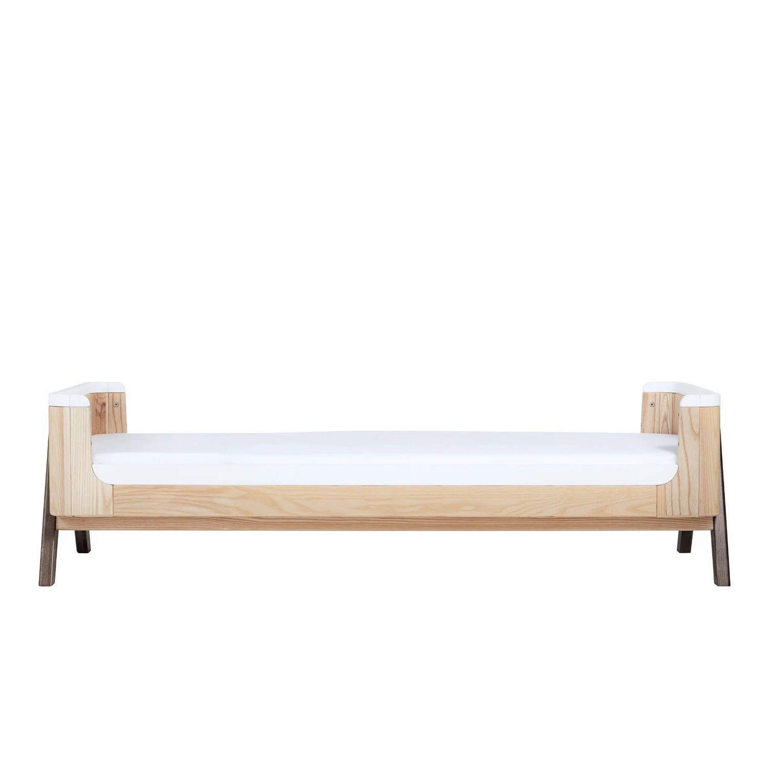 Hera Junior Bed Extension with Mattress (Natural/Walnut)