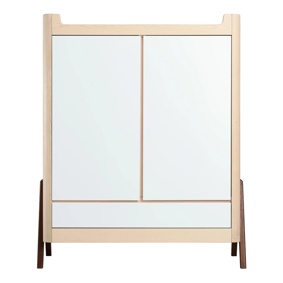 Hera Wardrobe Natural & Walnut
