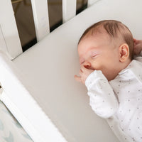 Serena Fitted Sheets Bedside Crib White - 2 pack