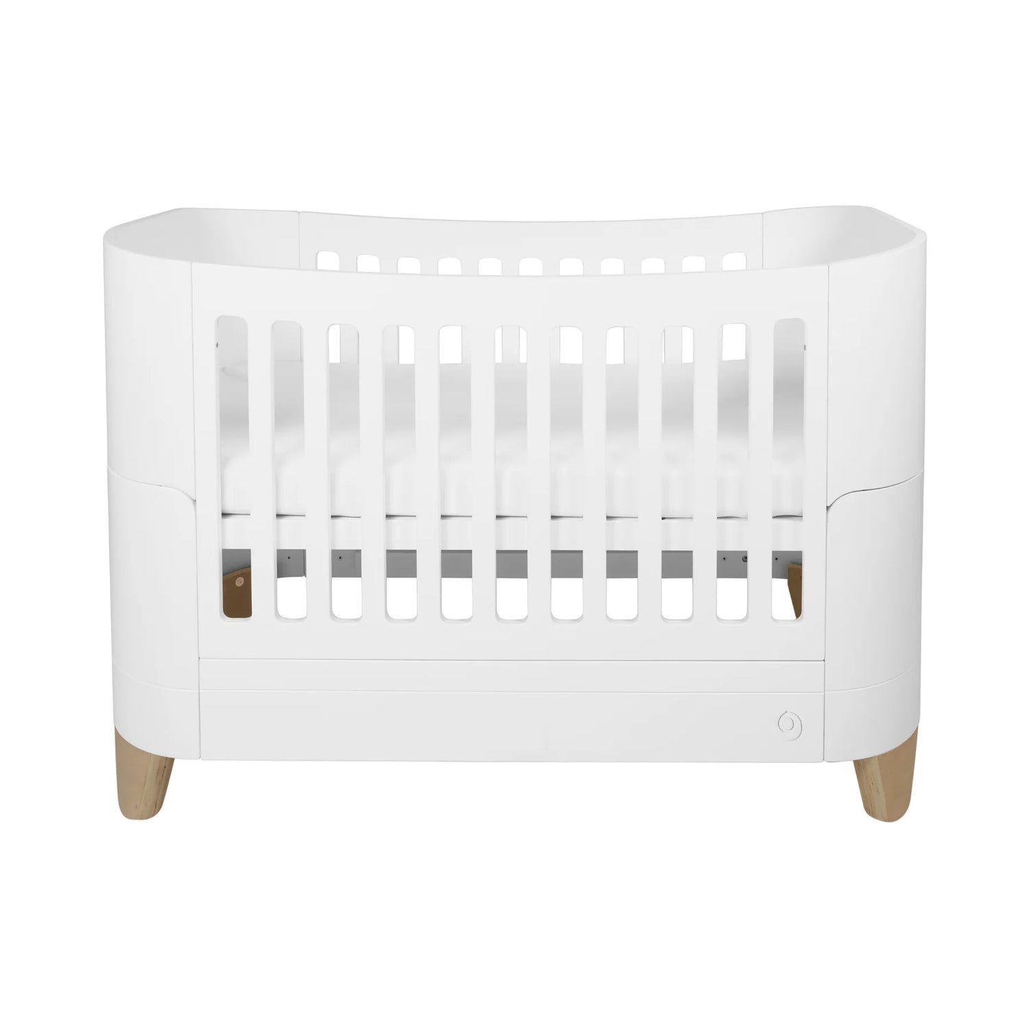 Serena Convertible Cot Bed Scandi White/Natural
