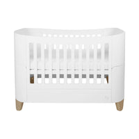 Serena Convertible Cot Bed Scandi White/Natural