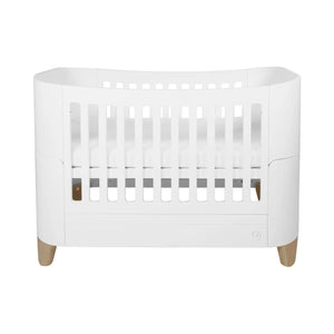 Serena Convertible Cot Bed Scandi White/Natural