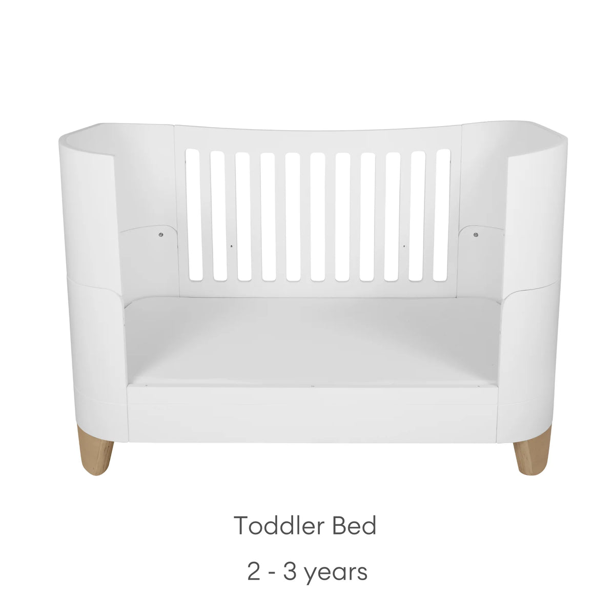 Serena Convertible Cot Bed Scandi White/Natural