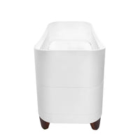 Serena Convertible Cot Bed White/Walnut