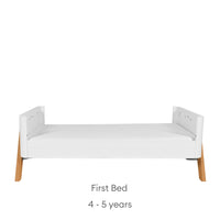Gaia Hera 'Studio Edit' Two Piece Set (Cot & Dresser) - White/Oak