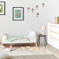 Hera Junior Bed Extension with Mattress (Scandi White)