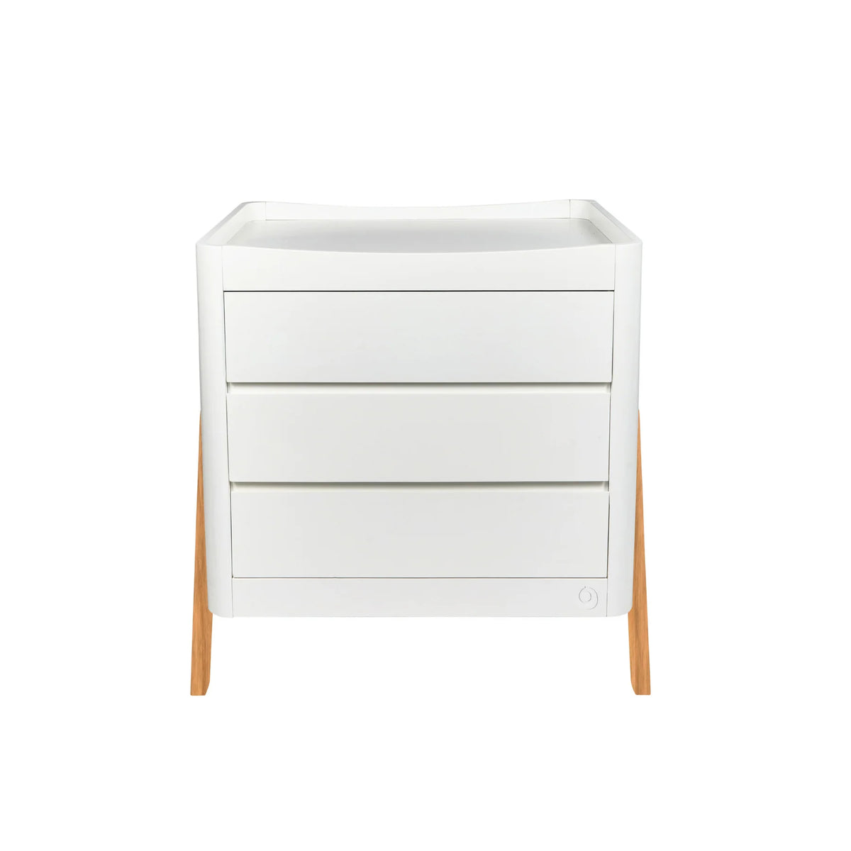 Gaia Hera 'Studio Edit' Two Piece Set (Cot & Dresser) - White/Oak