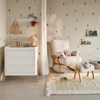 Gaia Hera 'Studio Edit' Two Piece Set (Cot & Dresser) - White/Oak